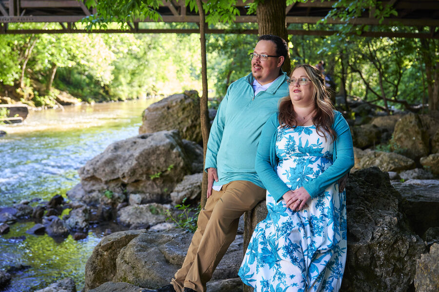 Kimberly and Stephen by the water